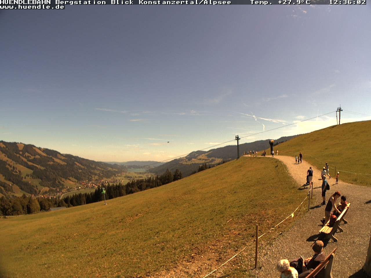 Archived image Webcam Hiking path Imbergkamm, Oberstaufen
