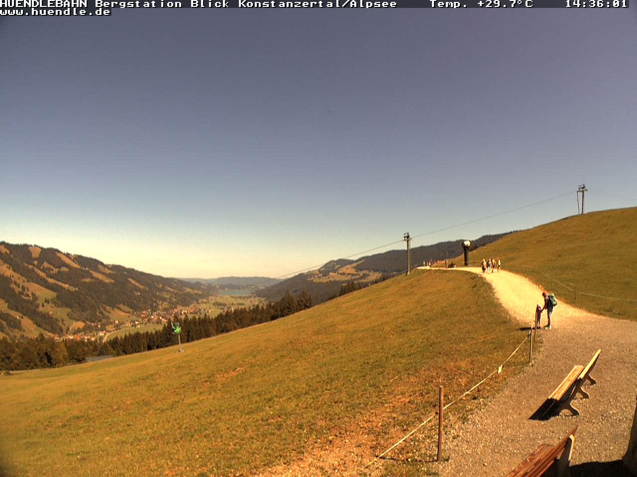 Archived image Webcam Hiking path Imbergkamm, Oberstaufen