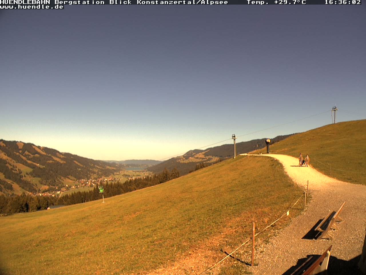 Archived image Webcam Hiking path Imbergkamm, Oberstaufen