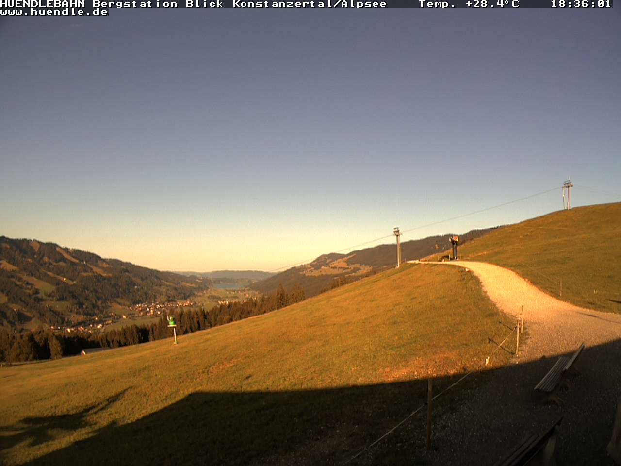 Archived image Webcam Hiking path Imbergkamm, Oberstaufen
