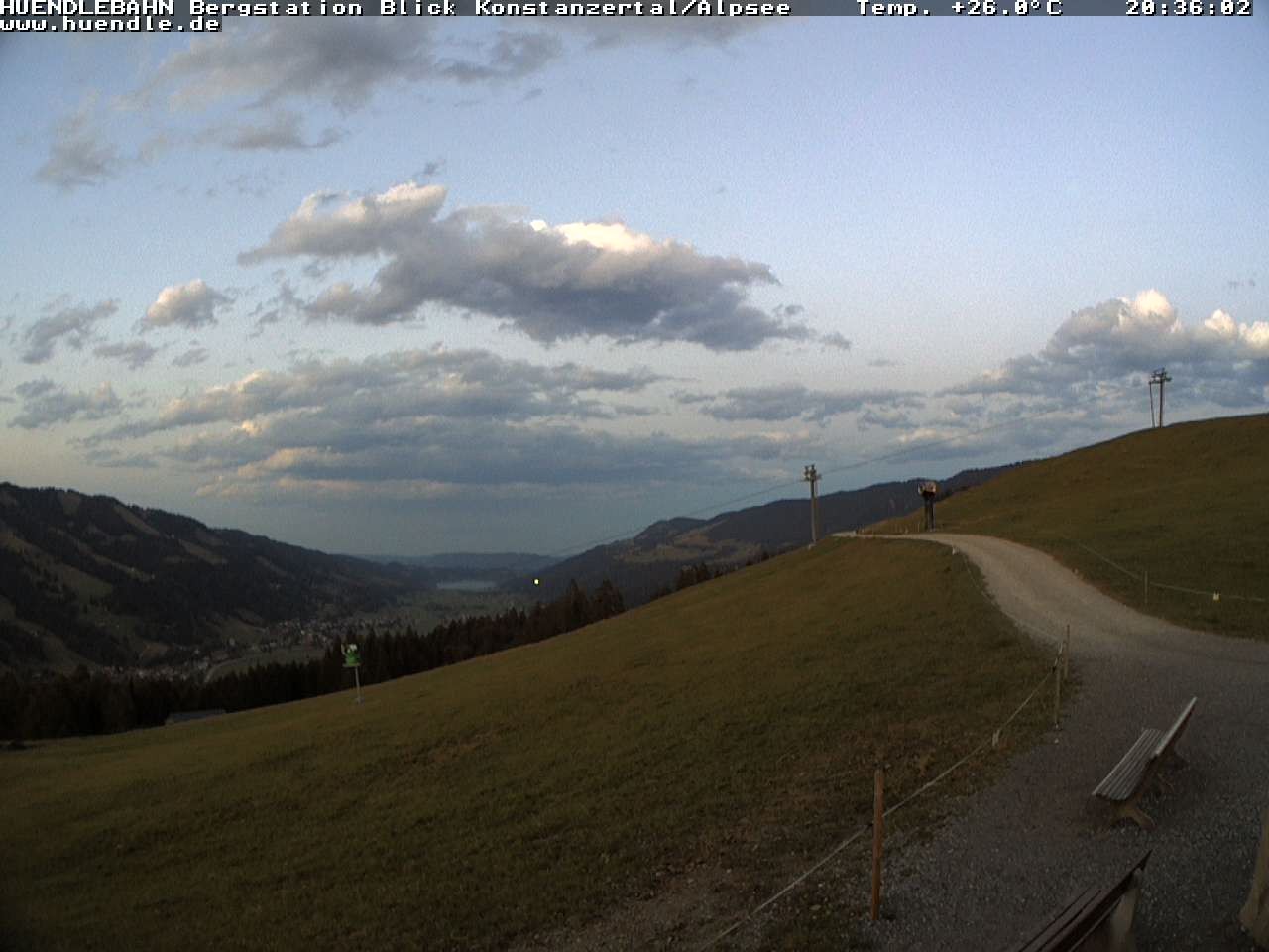 Archived image Webcam Hiking path Imbergkamm, Oberstaufen