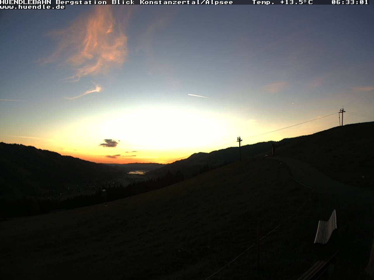 Archived image Webcam Hiking path Imbergkamm, Oberstaufen