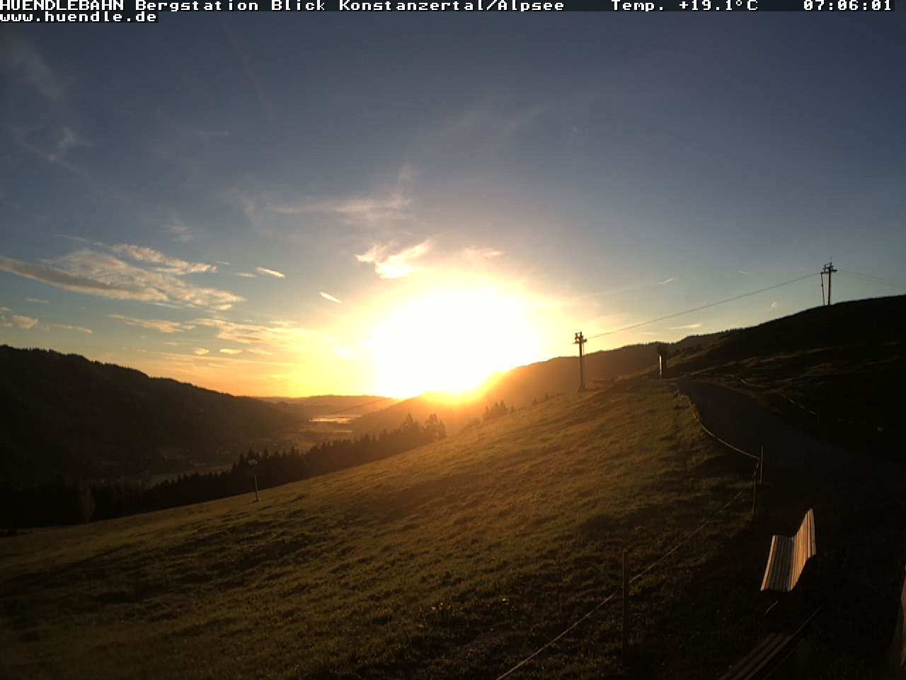 Archived image Webcam Hiking path Imbergkamm, Oberstaufen