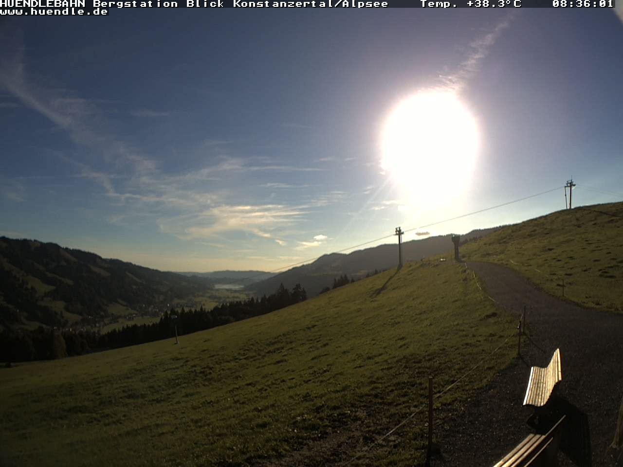 Archived image Webcam Hiking path Imbergkamm, Oberstaufen