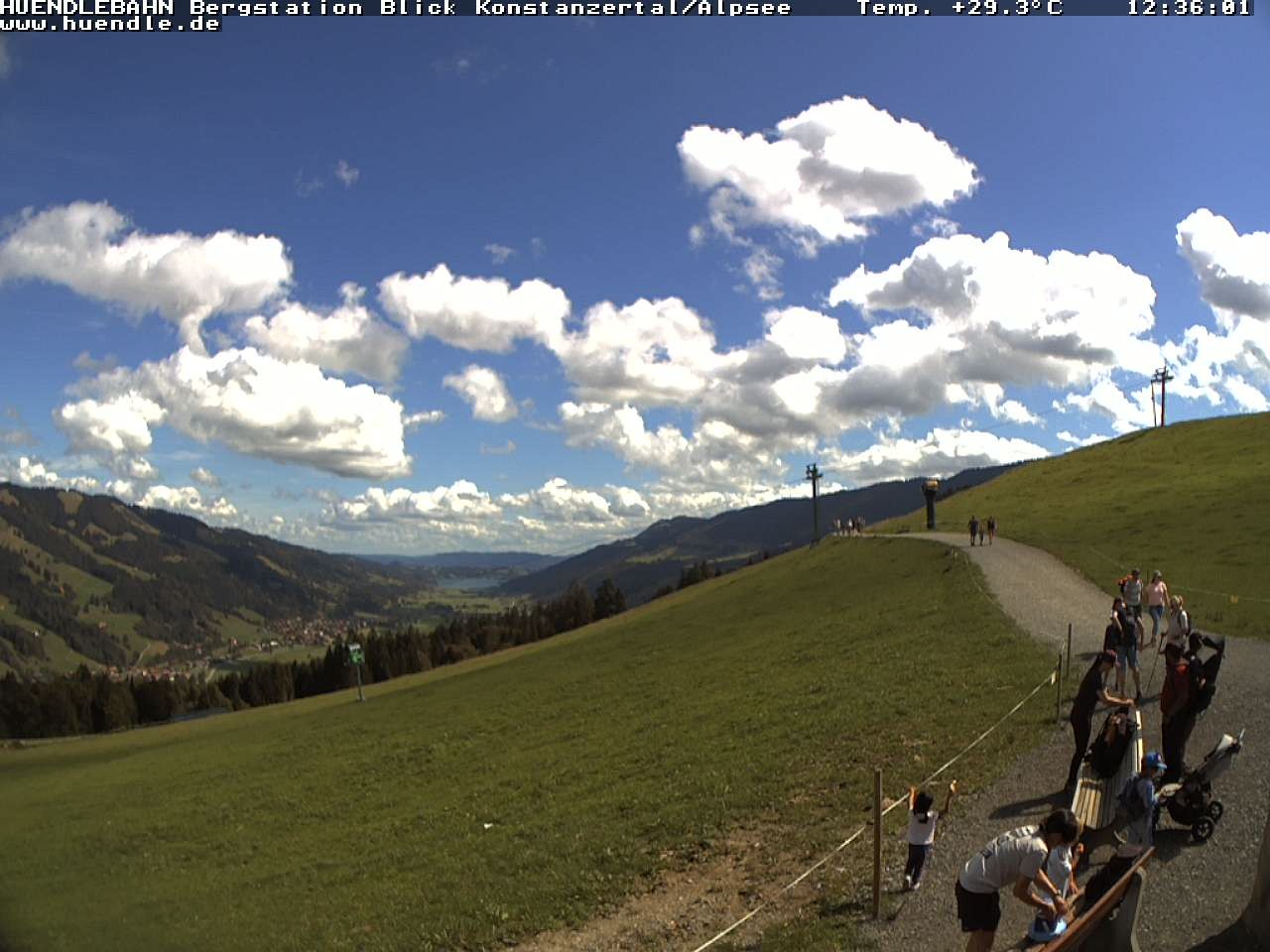 Archived image Webcam Hiking path Imbergkamm, Oberstaufen