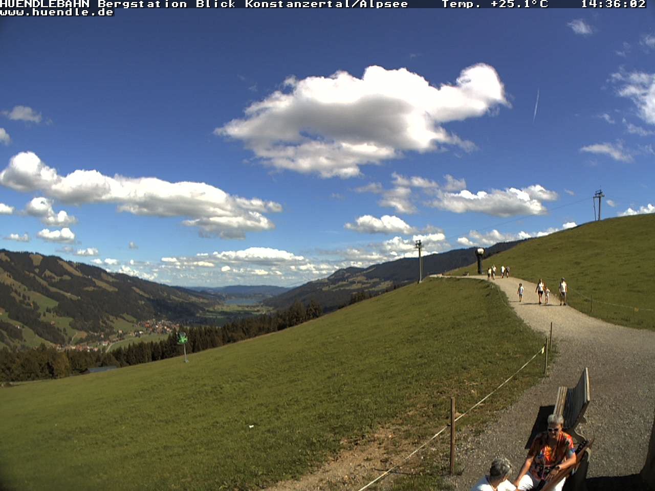 Archived image Webcam Hiking path Imbergkamm, Oberstaufen
