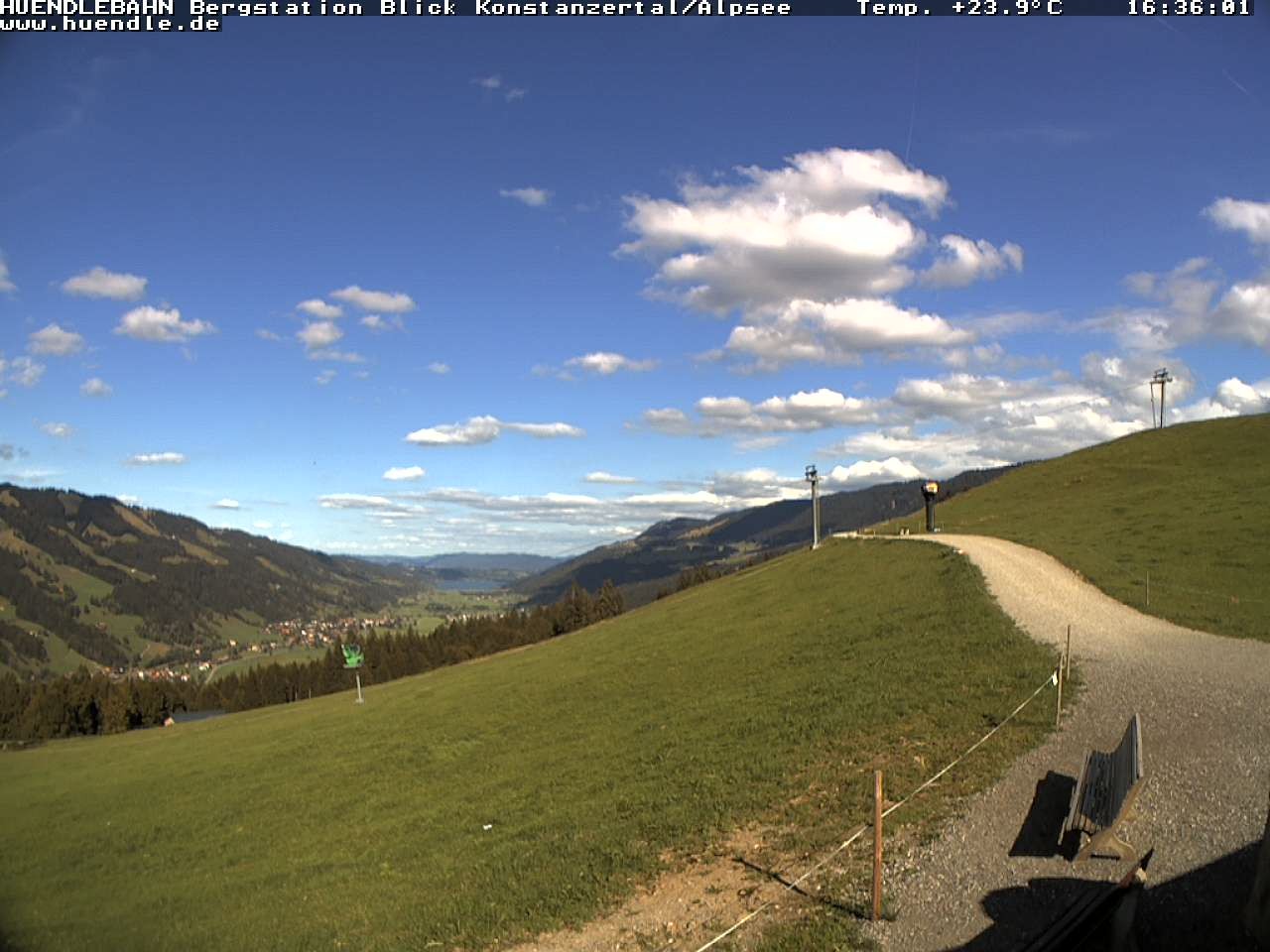 Archived image Webcam Hiking path Imbergkamm, Oberstaufen