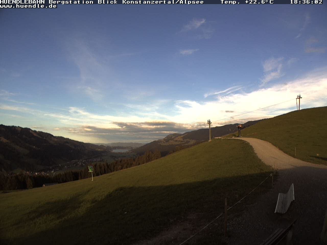 Archived image Webcam Hiking path Imbergkamm, Oberstaufen