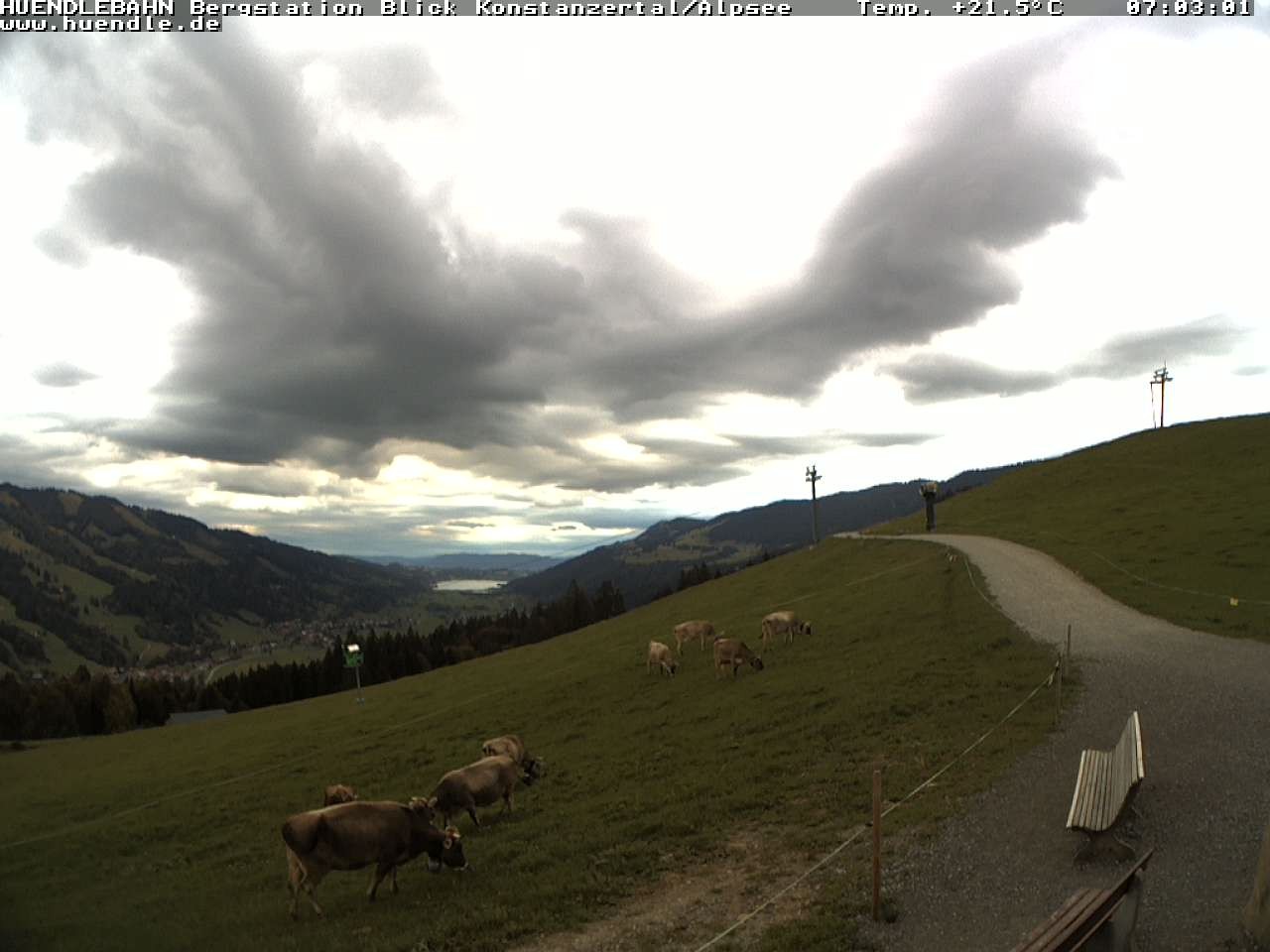Archiv Foto Webcam Wanderweg Imbergkamm