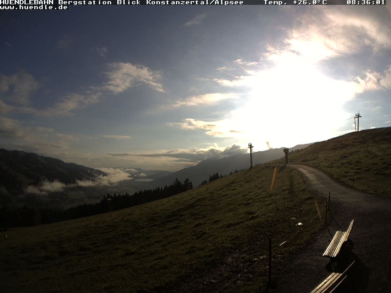 Archived image Webcam Hiking path Imbergkamm, Oberstaufen