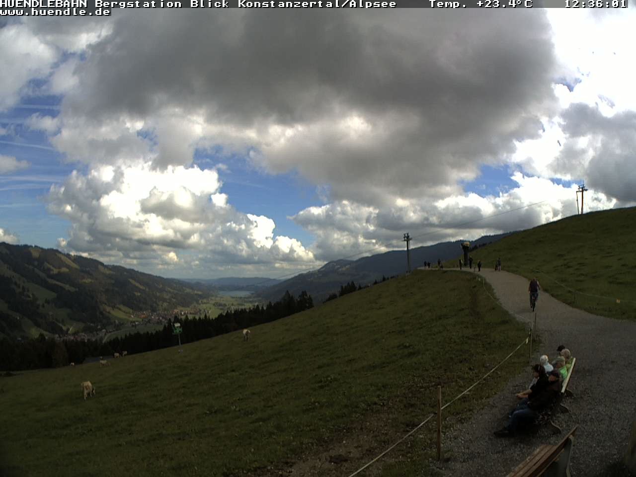Archived image Webcam Hiking path Imbergkamm, Oberstaufen