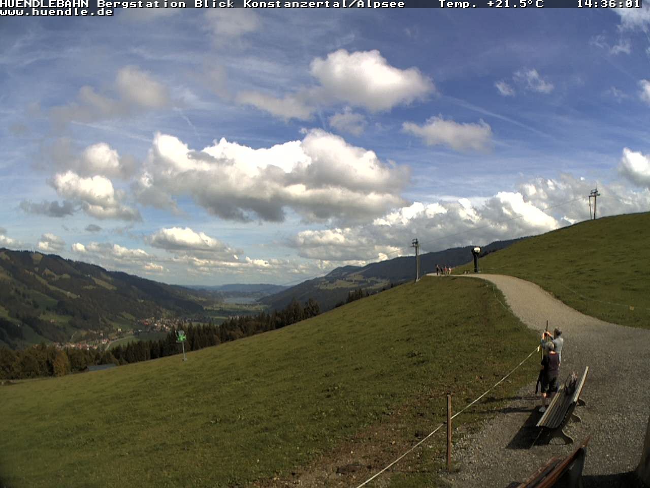 Archiv Foto Webcam Wanderweg Imbergkamm