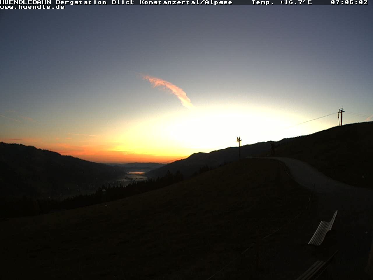 Archived image Webcam Hiking path Imbergkamm, Oberstaufen