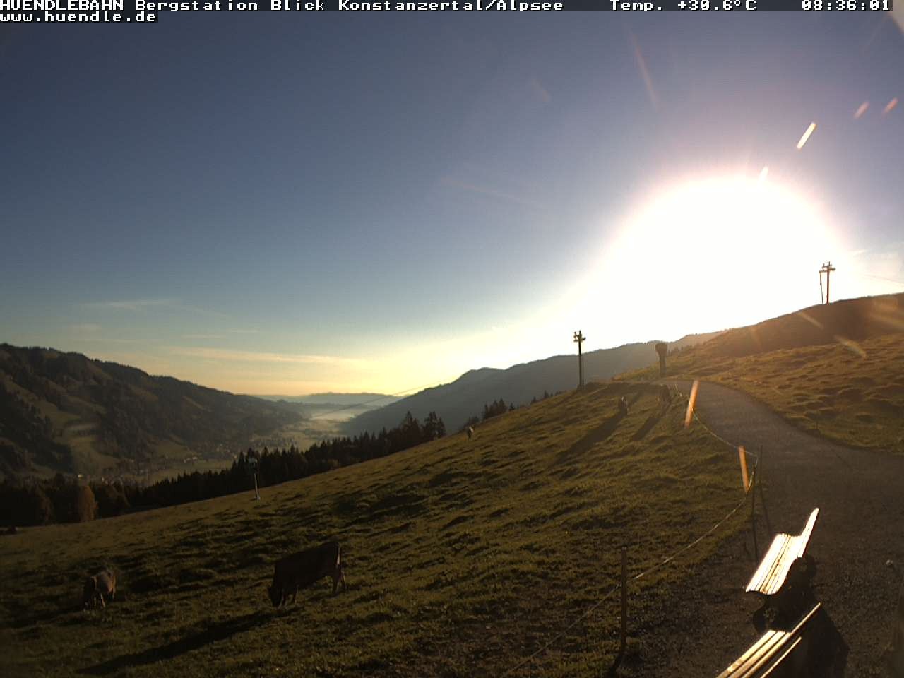 Archived image Webcam Hiking path Imbergkamm, Oberstaufen