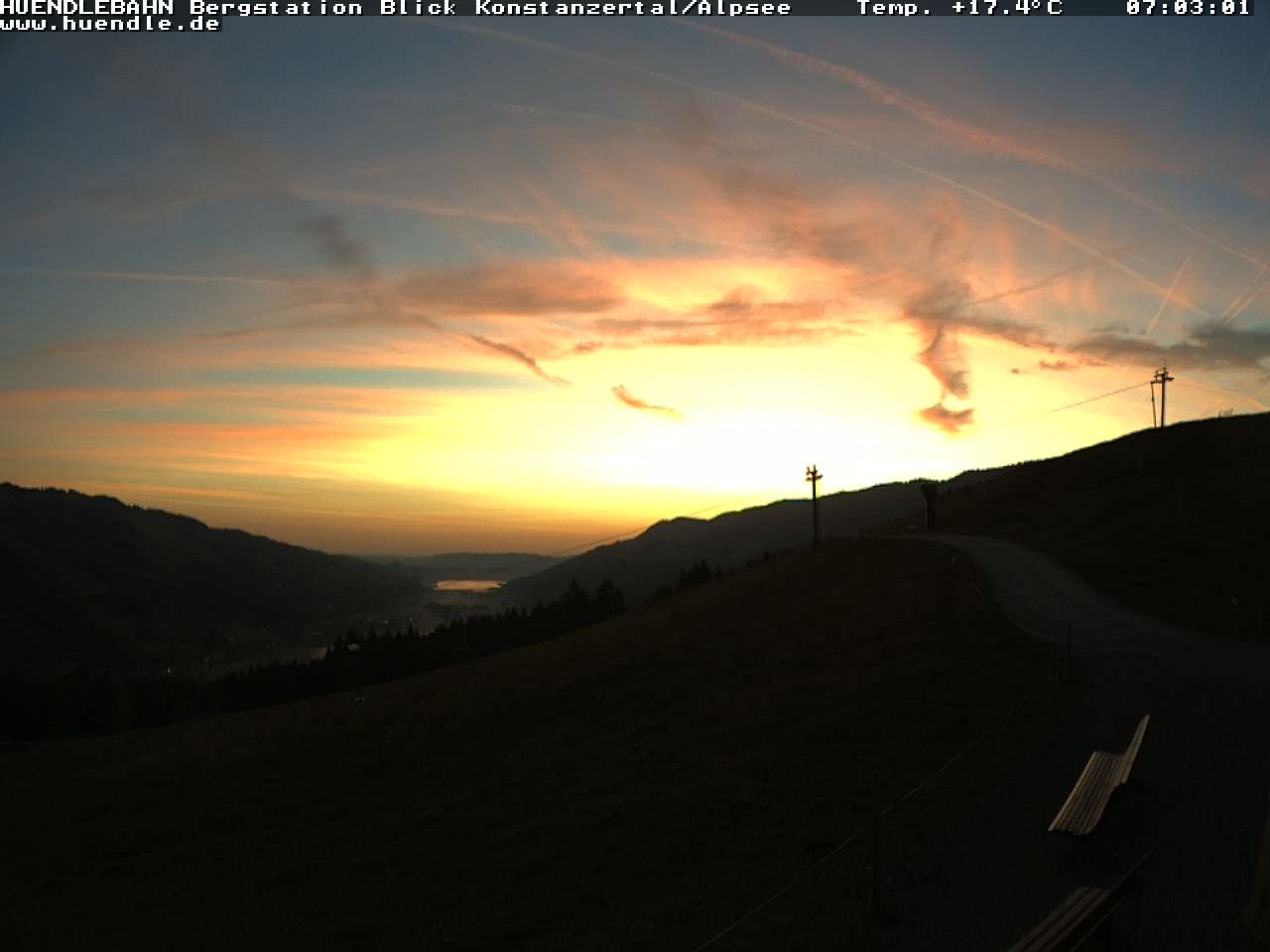 Archived image Webcam Hiking path Imbergkamm, Oberstaufen