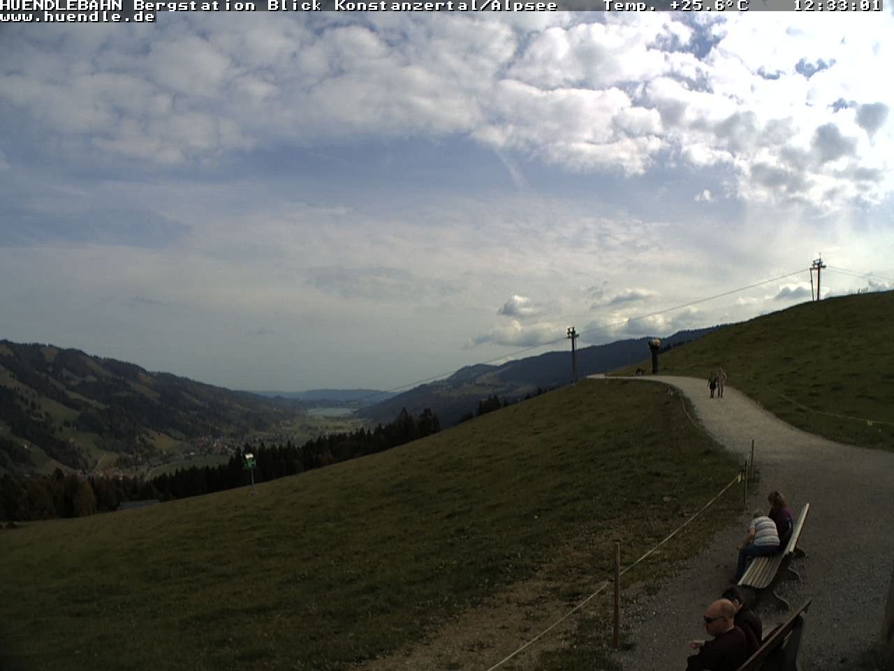 Archiv Foto Webcam Wanderweg Imbergkamm