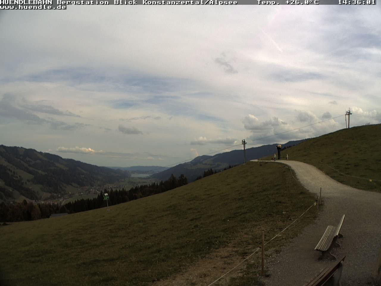 Archiv Foto Webcam Wanderweg Imbergkamm