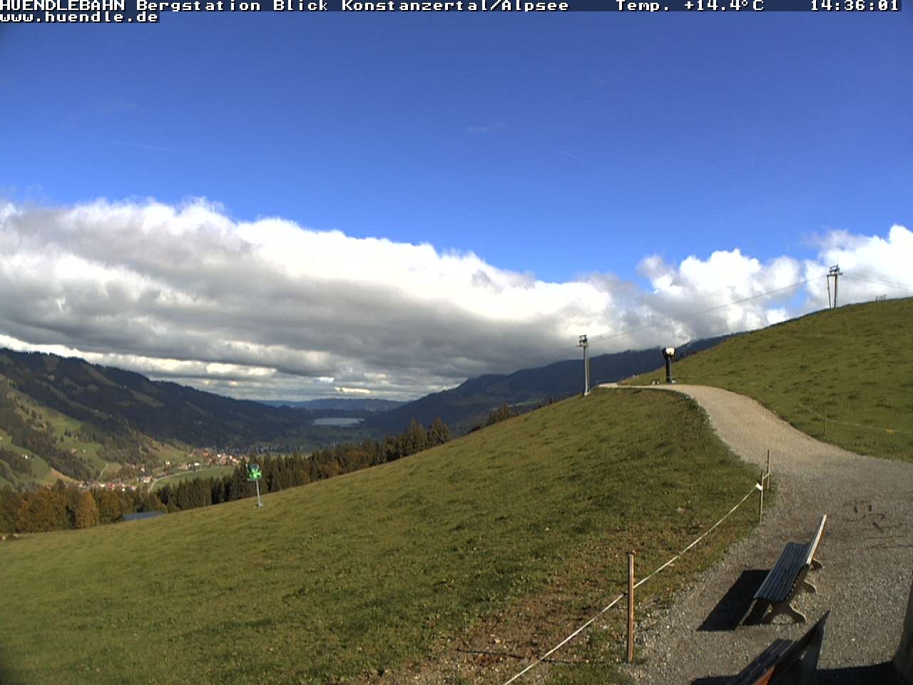 Archived image Webcam Hiking path Imbergkamm, Oberstaufen