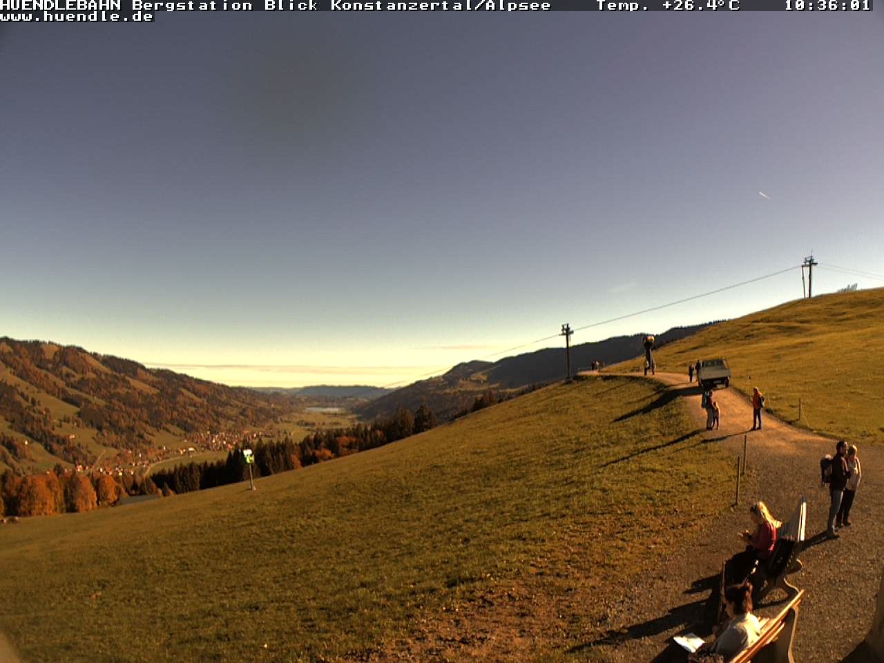 Archiv Foto Webcam Wanderweg Imbergkamm