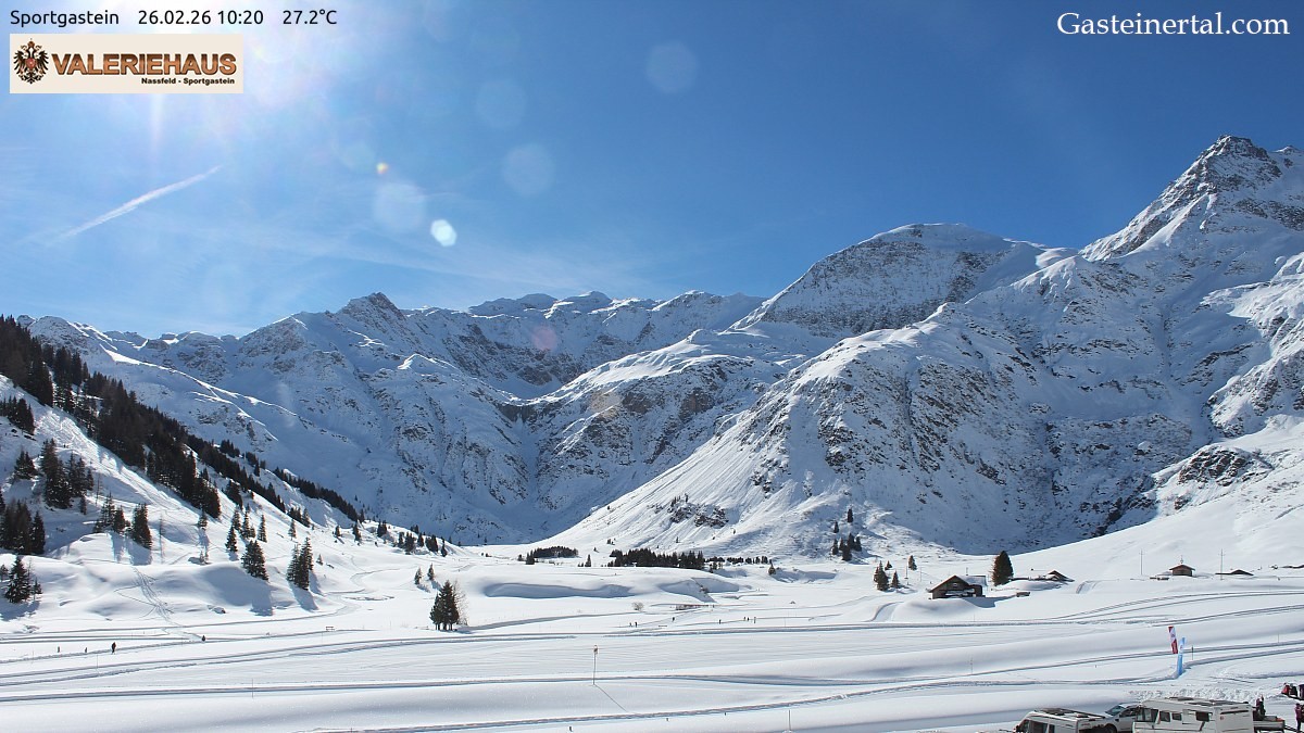 Archived image Webcam Alpine Restaurant Valeriehaus