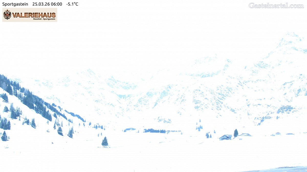 Archived image Webcam Alpine Restaurant Valeriehaus