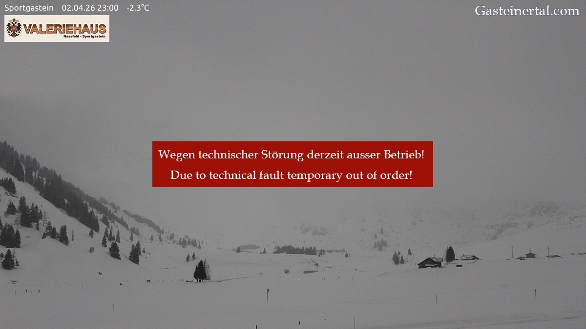 Archived image Webcam Alpine Restaurant Valeriehaus