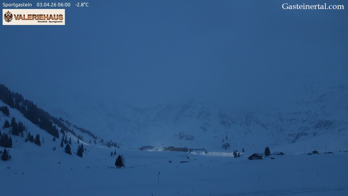 Archived image Webcam Alpine Restaurant Valeriehaus