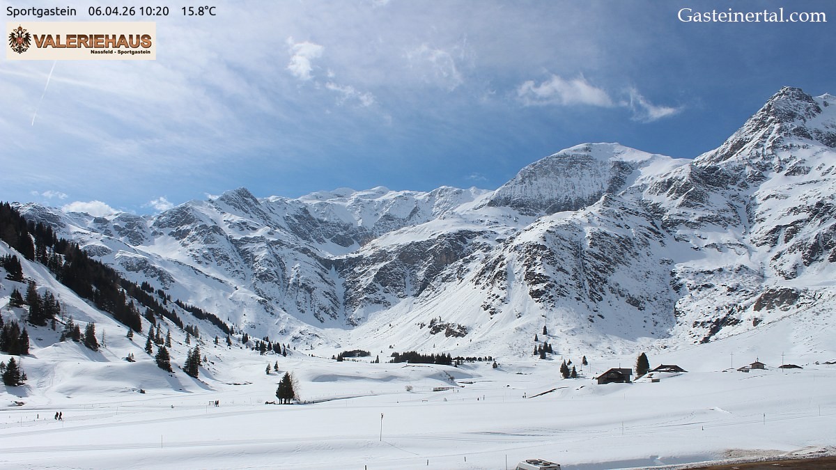 Archived image Webcam Alpine Restaurant Valeriehaus