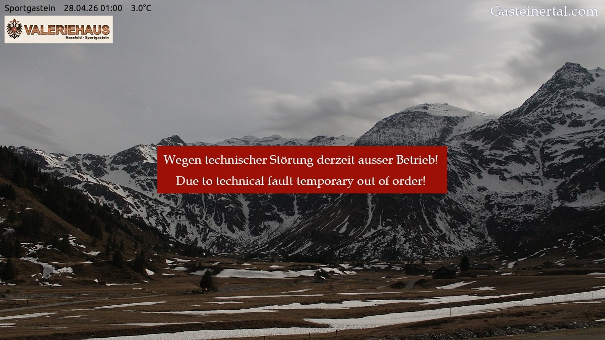 Archived image Webcam Alpine Restaurant Valeriehaus