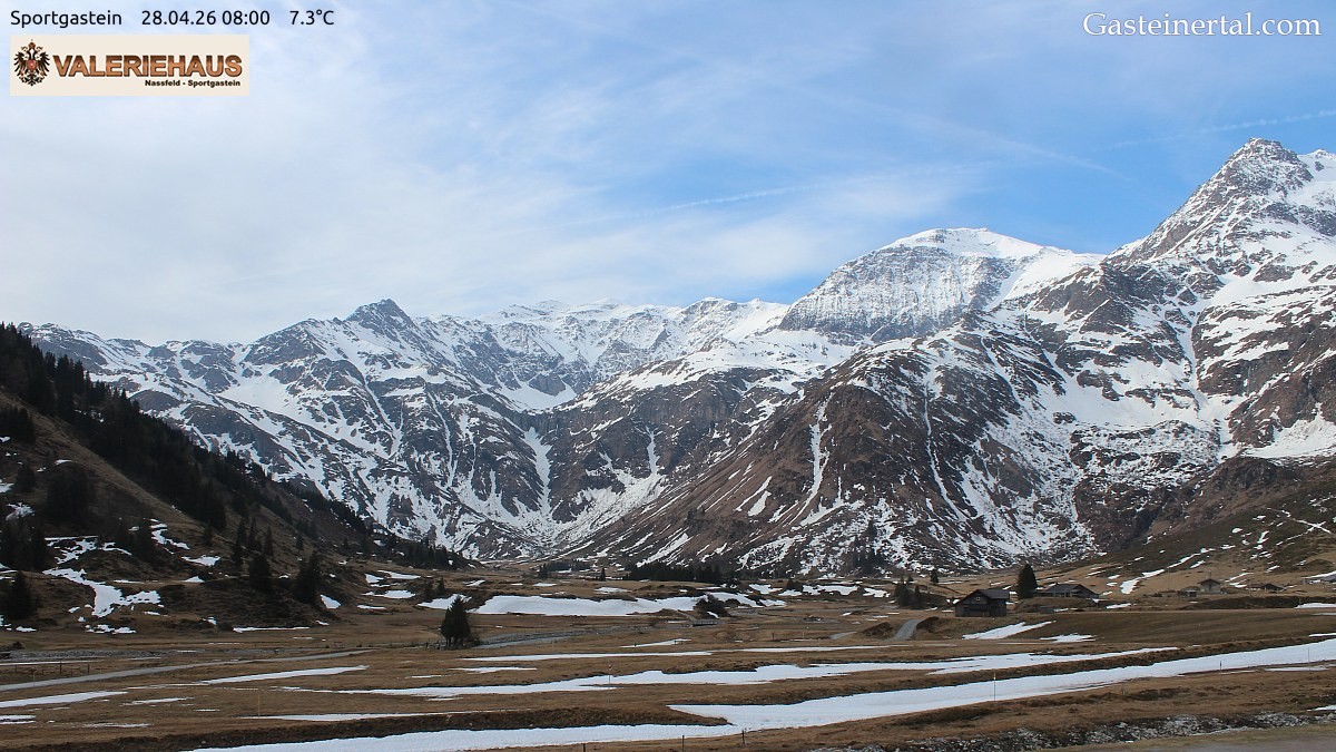 Archived image Webcam Alpine Restaurant Valeriehaus