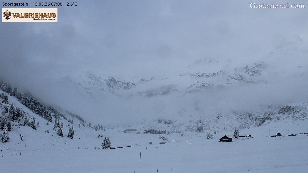 Archived image Webcam Alpine Restaurant Valeriehaus
