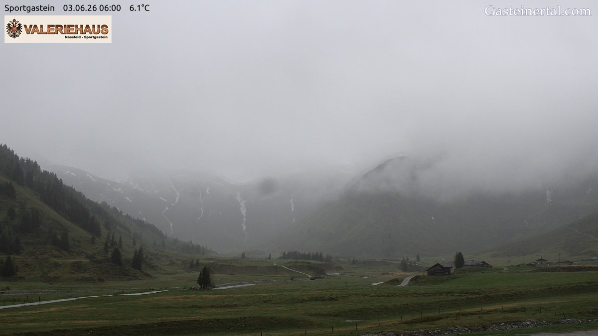 Archived image Webcam Alpine Restaurant Valeriehaus