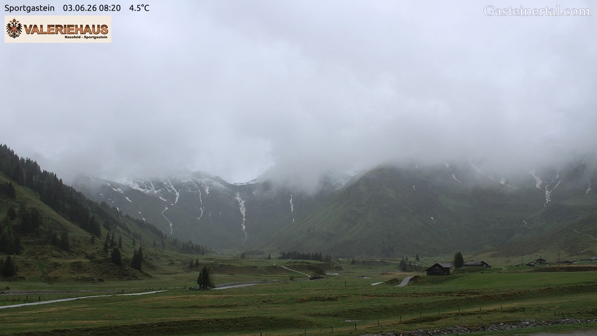 Archived image Webcam Alpine Restaurant Valeriehaus