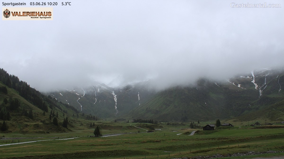 Archived image Webcam Alpine Restaurant Valeriehaus
