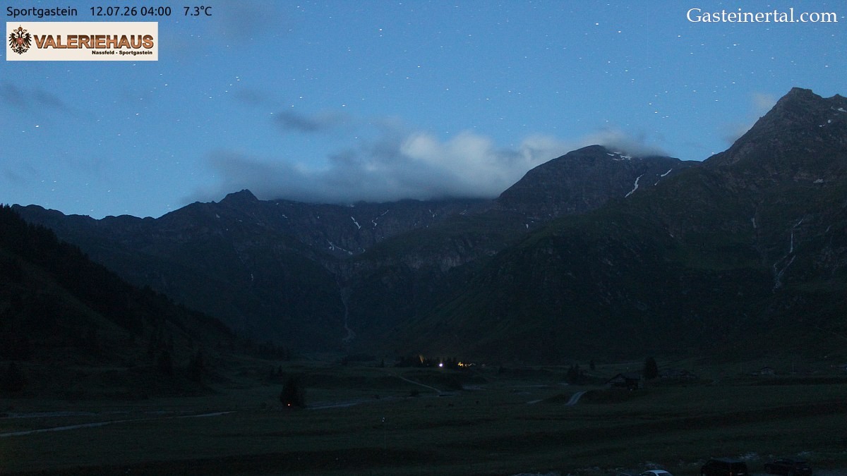 Archived image Webcam Alpine Restaurant Valeriehaus
