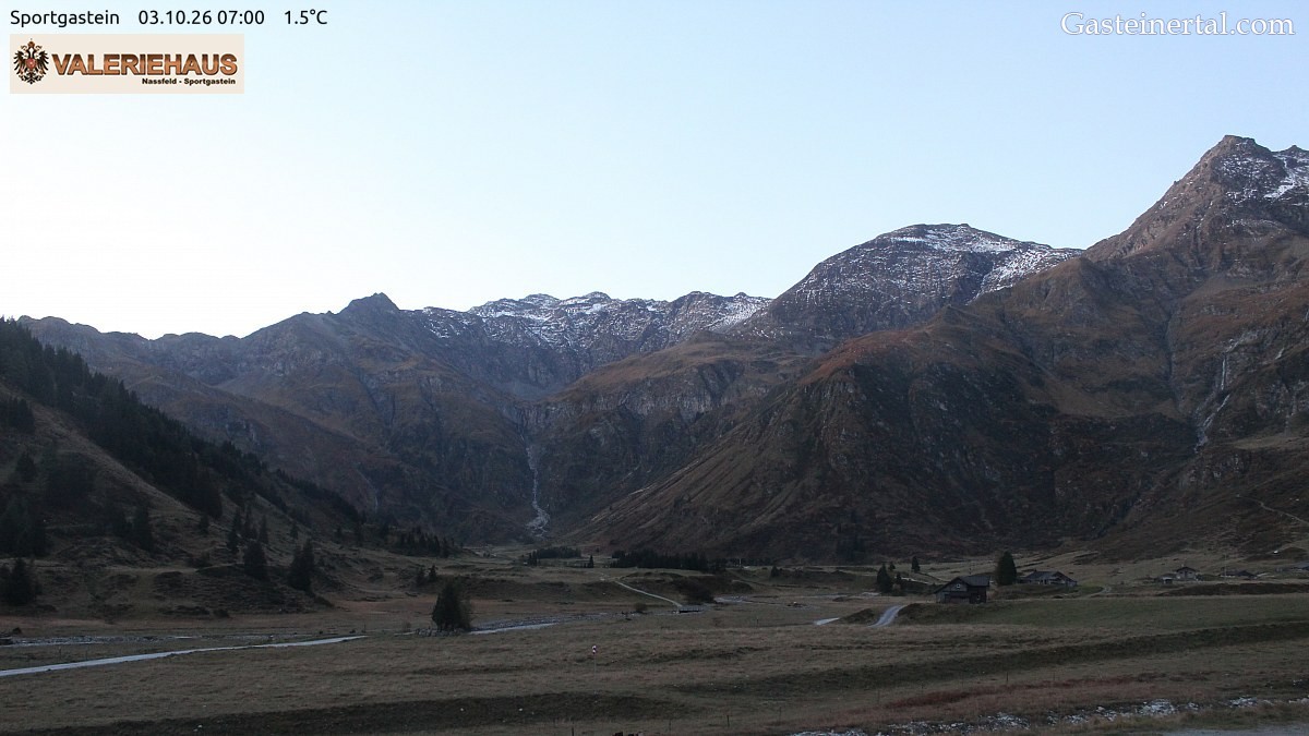 Archived image Webcam Alpine Restaurant Valeriehaus