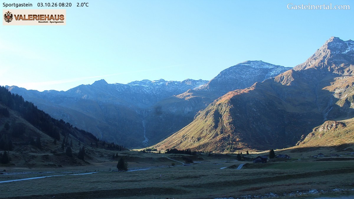 Archived image Webcam Alpine Restaurant Valeriehaus