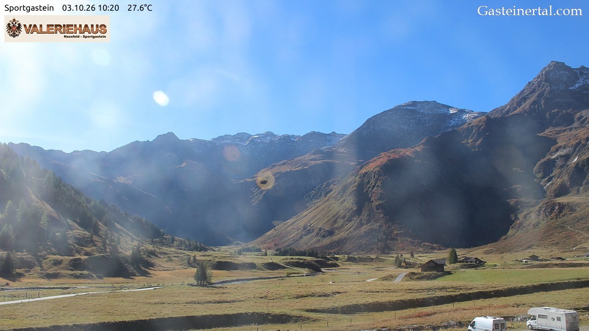 Archived image Webcam Alpine Restaurant Valeriehaus