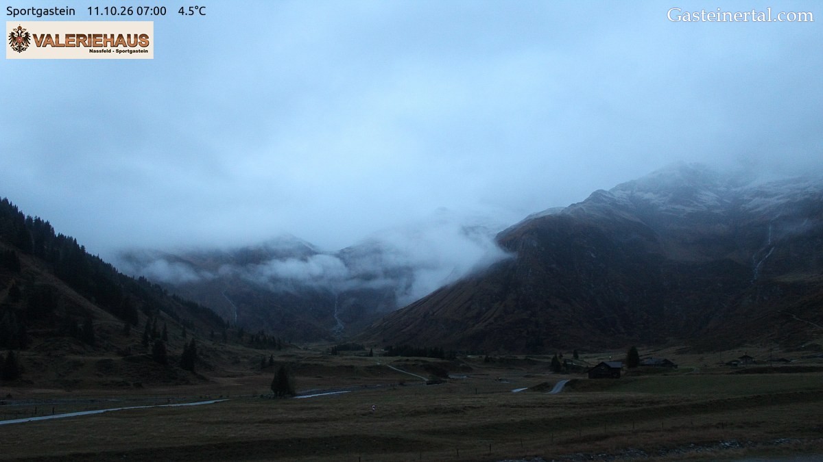 Archived image Webcam Alpine Restaurant Valeriehaus