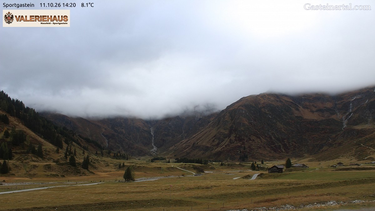 Archived image Webcam Alpine Restaurant Valeriehaus