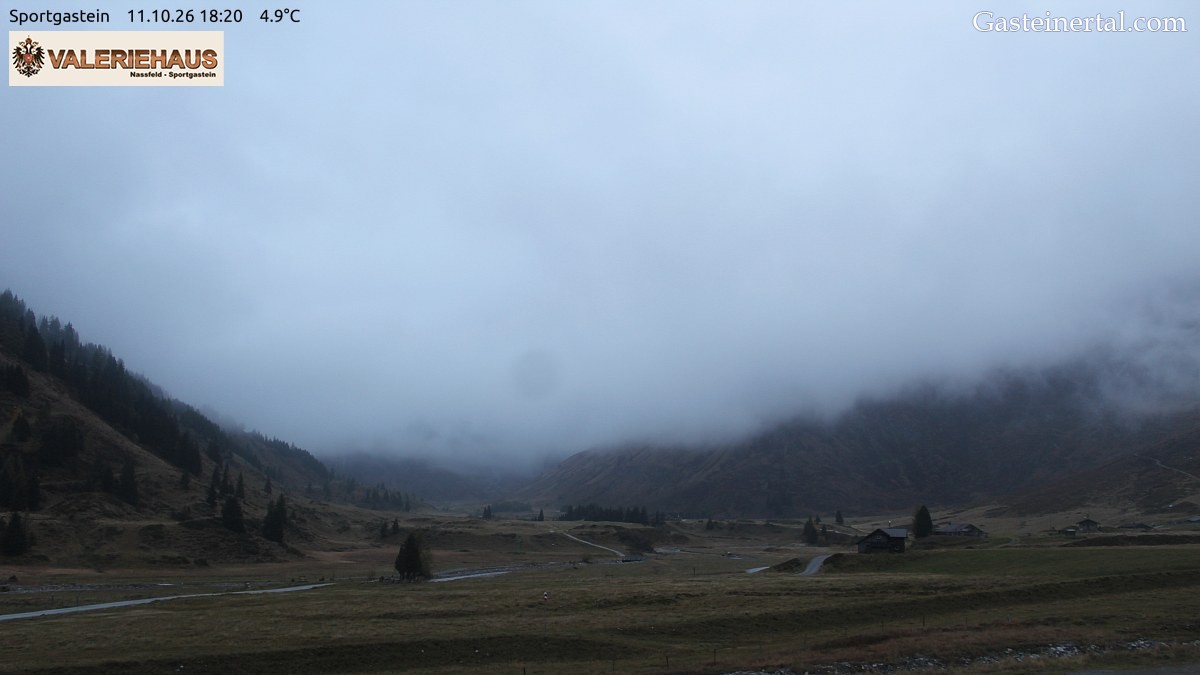 Archived image Webcam Alpine Restaurant Valeriehaus