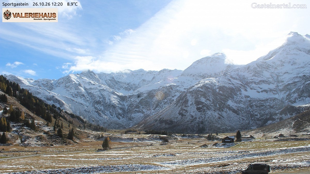 Archived image Webcam Alpine Restaurant Valeriehaus