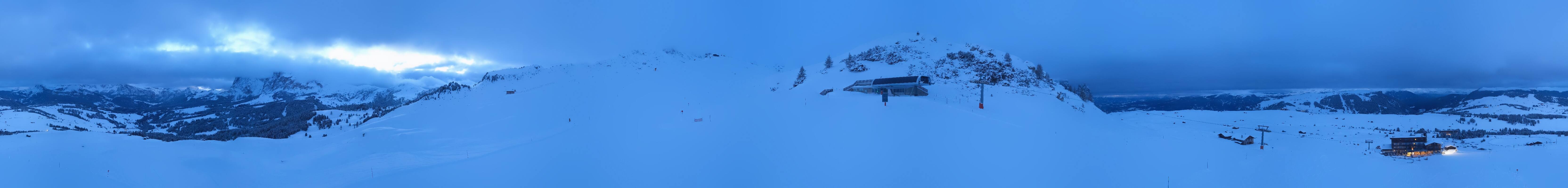 Archiv Foto Webcam Goldknopf auf der Seiser Alm