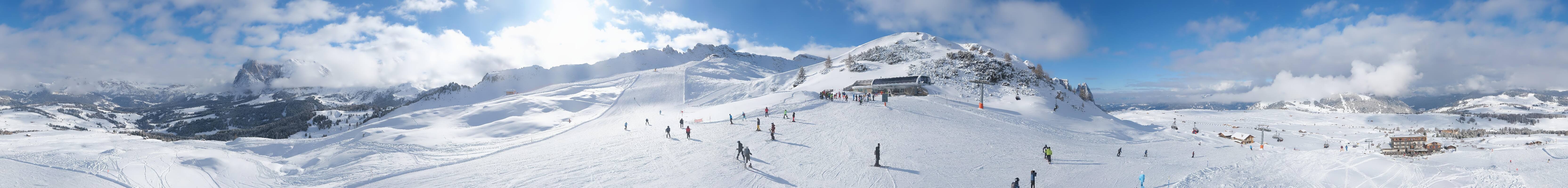 Archiv Foto Webcam Goldknopf auf der Seiser Alm