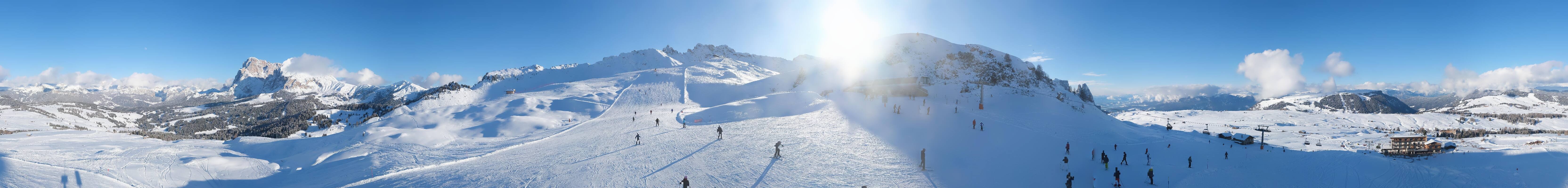 Archiv Foto Webcam Goldknopf auf der Seiser Alm