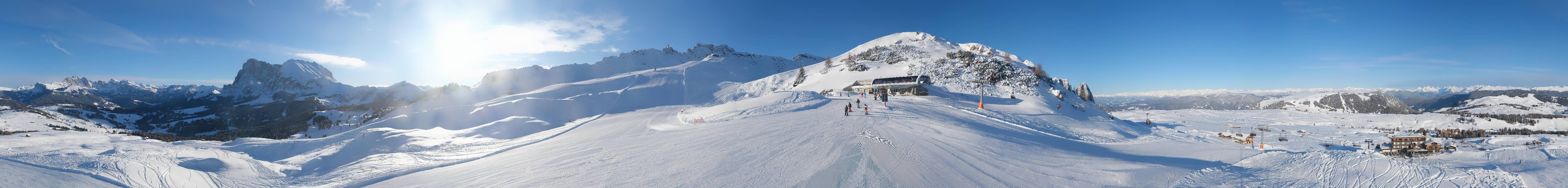 Archiv Foto Webcam Goldknopf auf der Seiser Alm