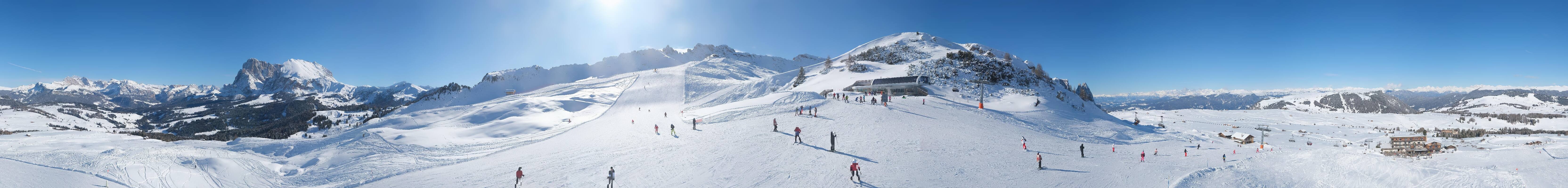 Archiv Foto Webcam Goldknopf auf der Seiser Alm