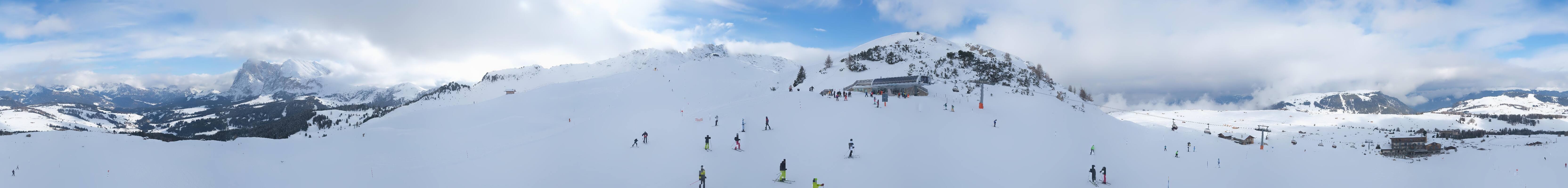 Archiv Foto Webcam Goldknopf auf der Seiser Alm