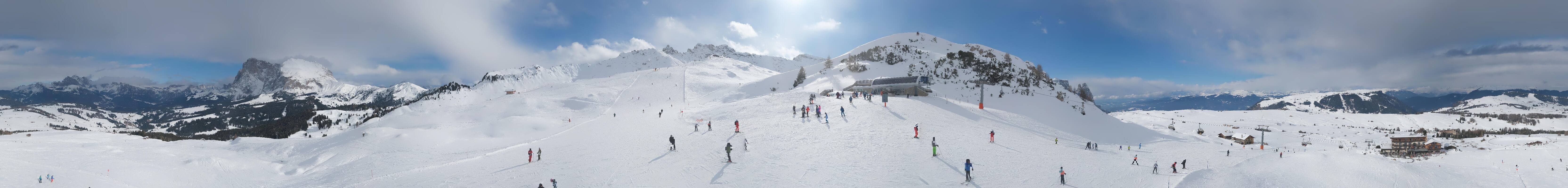 Archiv Foto Webcam Goldknopf auf der Seiser Alm