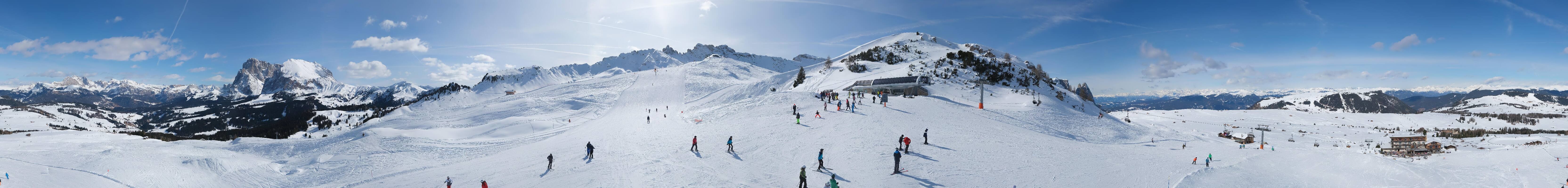 Archiv Foto Webcam Goldknopf auf der Seiser Alm